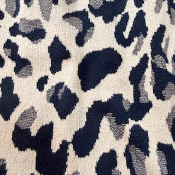 Chico’s Leopard Print Open Front Cardigan Sweater Jacket Women’s Size 3 (XL/16) - Picture 6 of 14